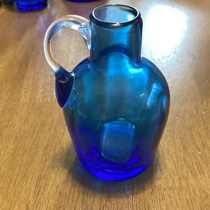 Pilgrim hand blown glass jug